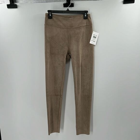 Splendid Collection Women's Vegan Suede Leggings - Camel - Small - NWT - Picture 1 of 7